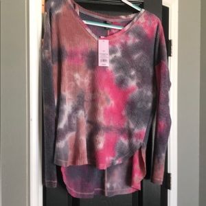 wild fable tie die long sleeve shirt